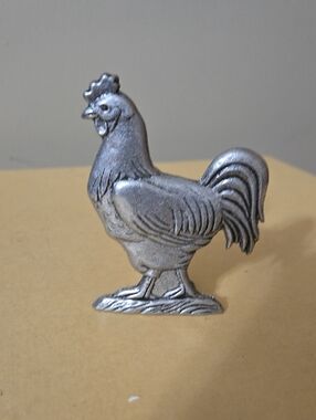 Carson Freeport PA Pewter Rooster Candleholder 3 Inches Home Accents